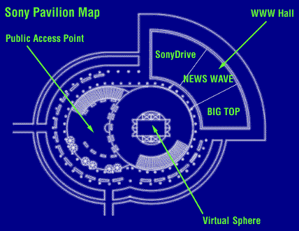 SONY PAVILION FLOOR MAP