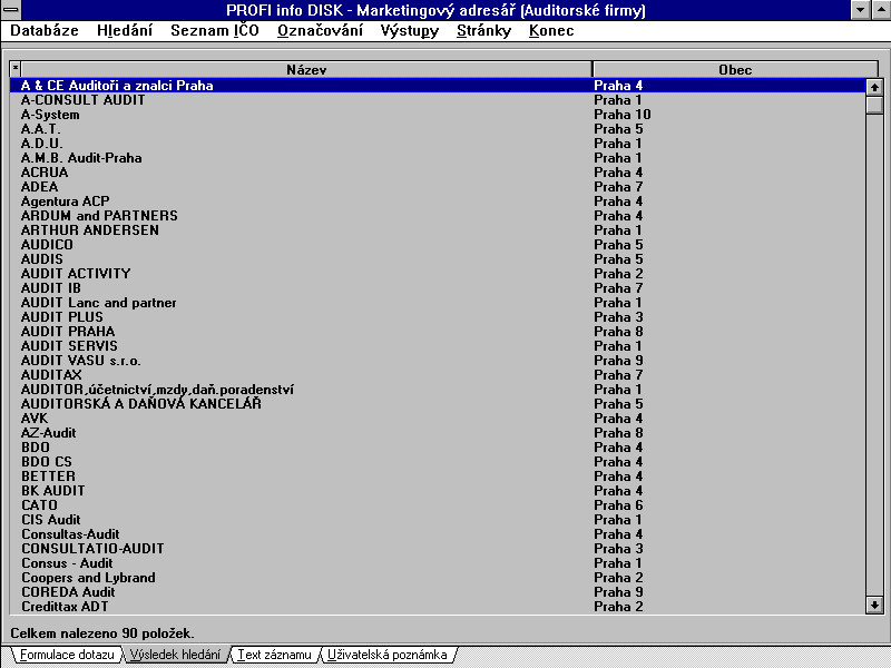 PID - Marketingovy adresar 5