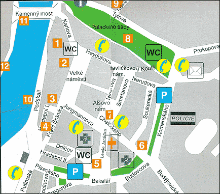 Map of town