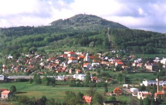 Jiřetín pod Jedlovou, panorama