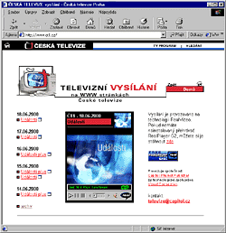 Internetové vysílání ČT