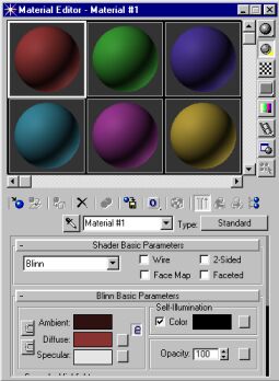 Material editor