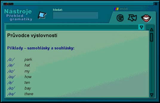 Přehled gramatiky - průvodce výslovností