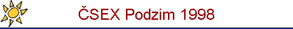 ╚SEX Podzim 1998