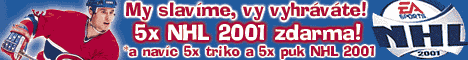 Vyhrajte s BonusWebem jednu z p∞ti originßlek NHL 2001!