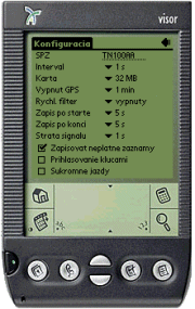 Konfigurßcia v Palm OS