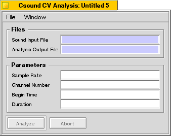 CV Analysis