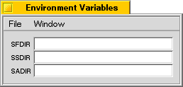 Environment Window