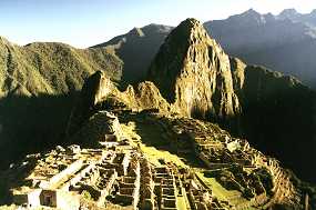 Klasick pohled na Machu Picchu