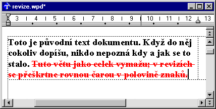 Vymazanß Φßst textu