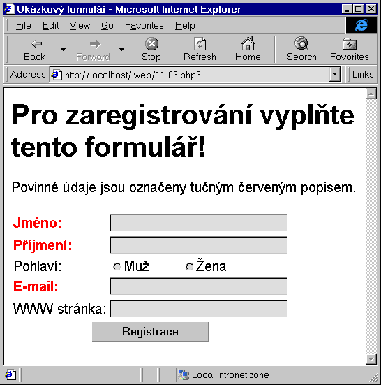 Formul pi prvnm naten