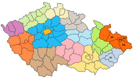 mapa - Česká republika