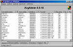 Hlavní okno AVGADMIN