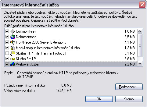 Instalace IIS