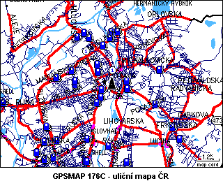 Uliční mapa ČR