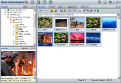 Uivatelsk prosted programu Zoner Media Explorer 5 je velmi prun nastaviteln