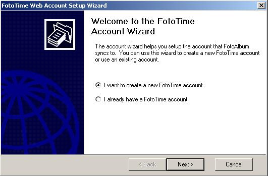 Account Wizard Intro