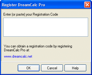 registration code window