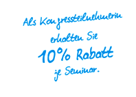 10% Rabatt fⁿr Kongressteilnehmer