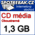 Nejrůznější CD média.