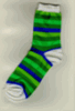 Blue Green Stripe Socks