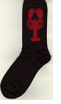 Lobster  Socks (men's black)