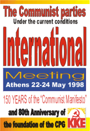 The Communist Parties under the current conditions International Meeting