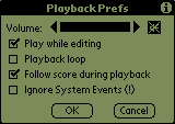 Playback Preferences