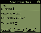 Song Properties