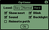 Options dialog