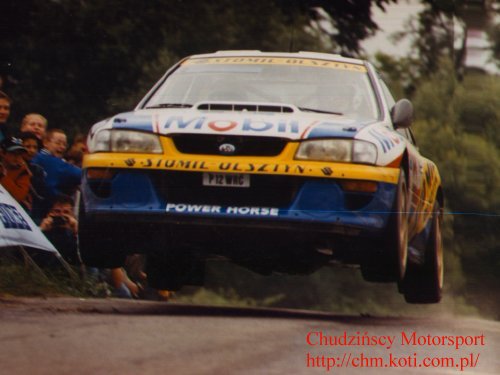 kierowca: Krzysztof Ho│owczyc; pilot: Maciej Wis│awski; samoch≤d: Subaru Impreza WRC