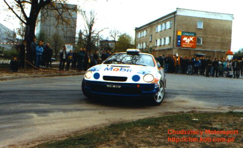 kierowca: Marek Gieruszczak; pilot: Marek Skrobot; samochód: Toyota Celica GT-4