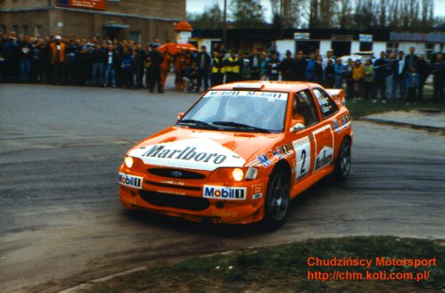 kierowca: Janusz Kulig; pilot: Jaros│aw Baran; samoch≤d: Ford Escort WRC