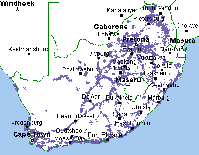 Coverage map