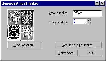 Generovat novΘ makro s obrßzkem