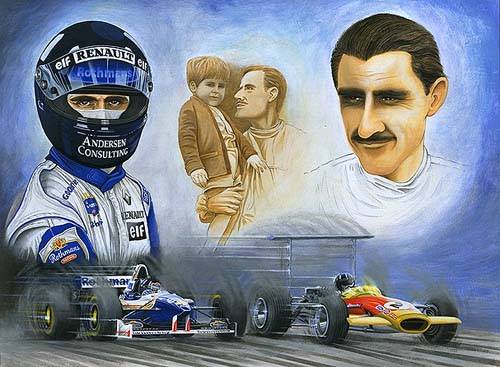 Damon Hill a Graham Hill - Mist°i sv∞ta F1