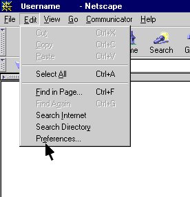 Netscape CommunicatorStep 1