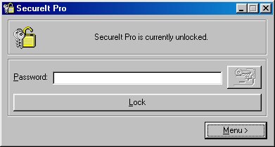 SecureIt Pro Main Interface