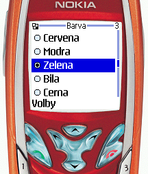 Nokia 7210, t°φda LIST