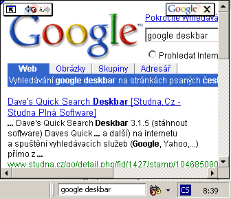 Google Deskbar