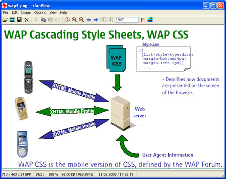 Uplatn∞nφ CSS ve specifikaci WAP 2.0