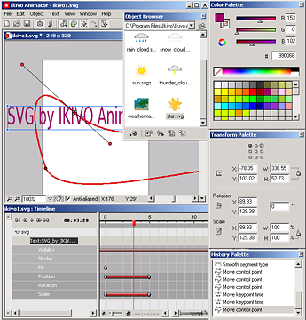 Vzhled pracovnφ plochy programu