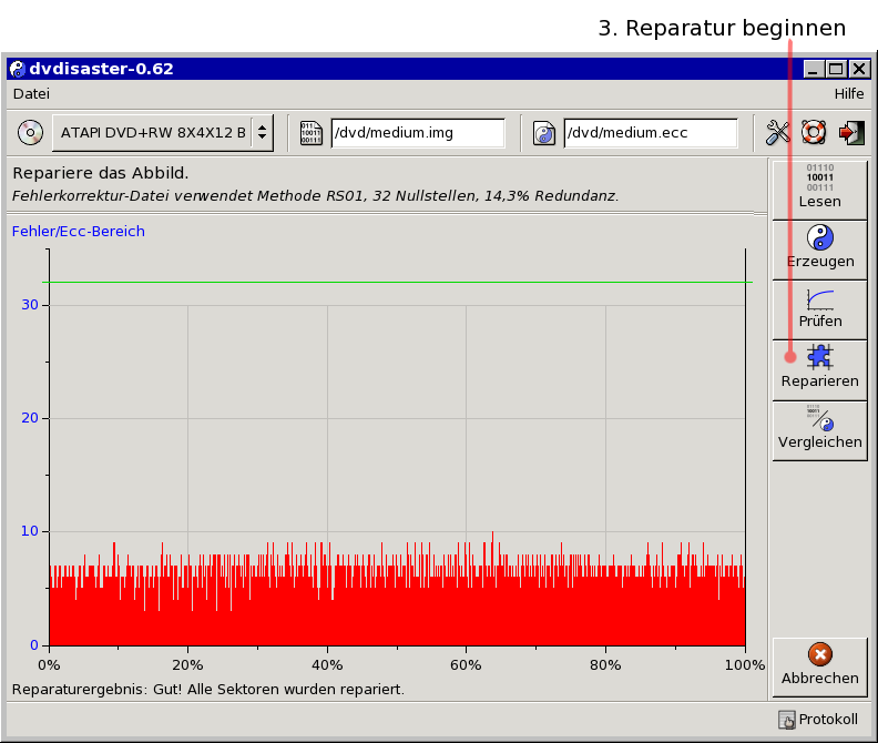 Datentrger-Inhalt rekonstruieren