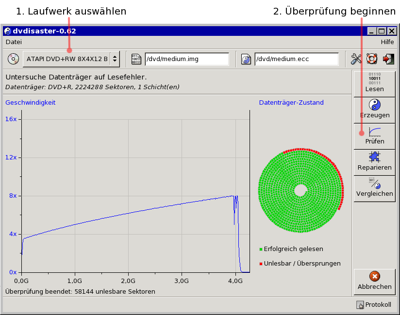 Datentrger berprfen